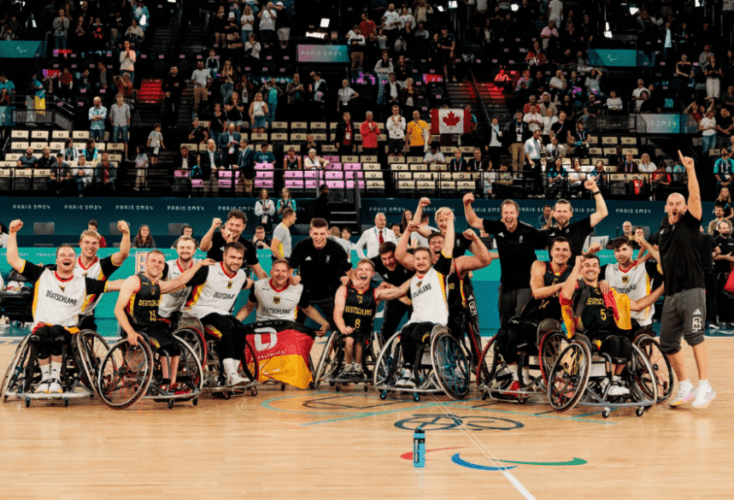 Bild zur News Rollstuhlbasketball: Bronze für Julian Lammering mit dem deutschen Herren-Team